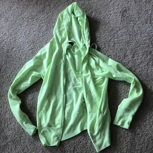 lime green cozy sweatshirt